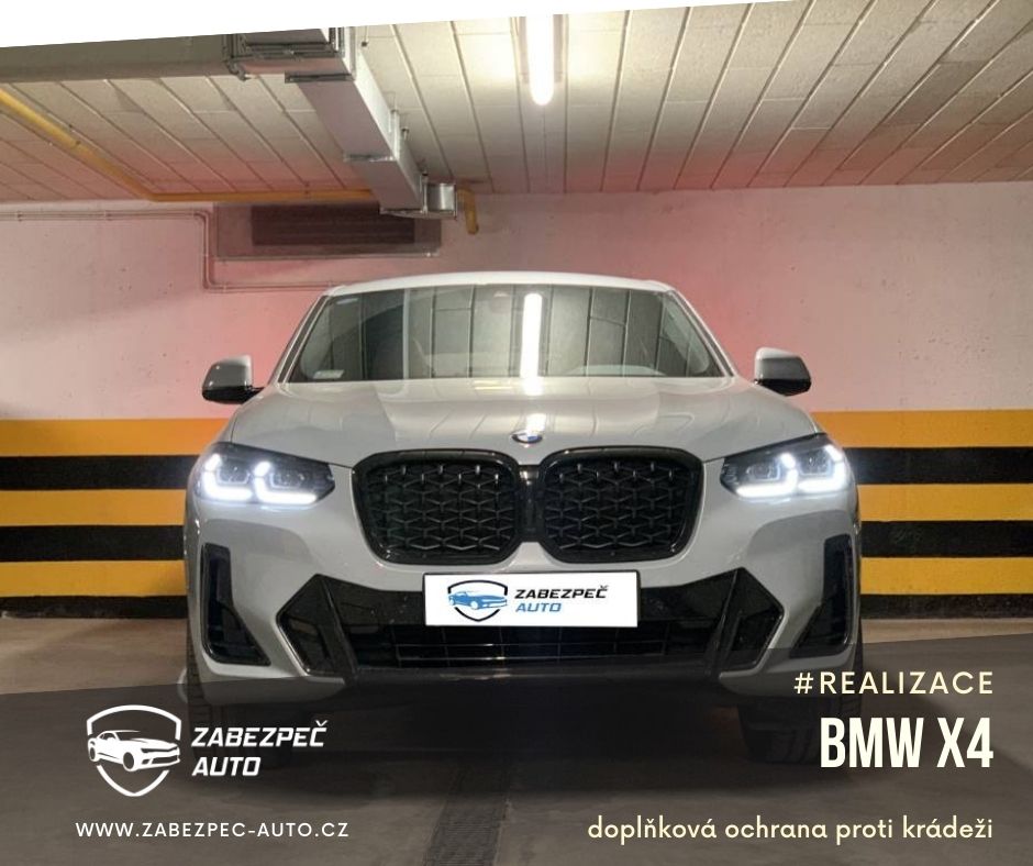 BMW X4 – Doplňková Ochrana Auta Proti Krádeži