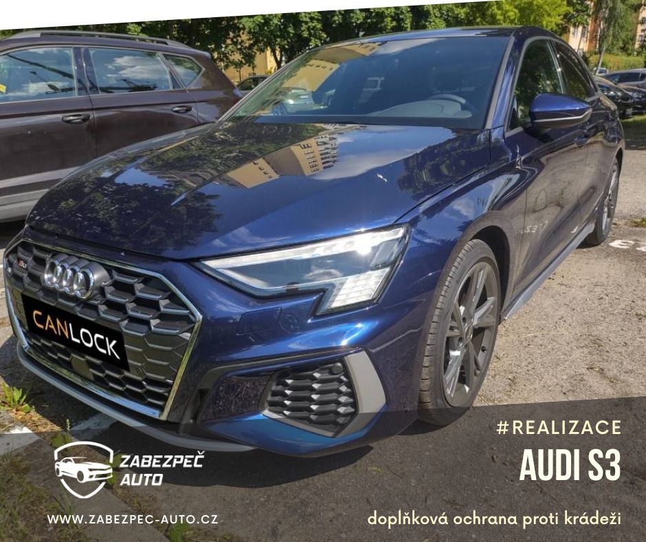 Audi S3 - CanLock - Doplňková ochrana proti krádeži